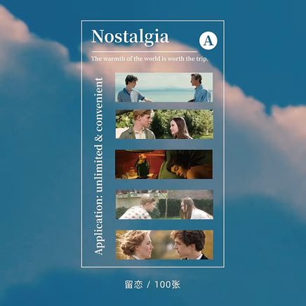 Nostalji Film Kareleri Yapışkan Not Seti • Index Sticker • Post-it • Sticky Note