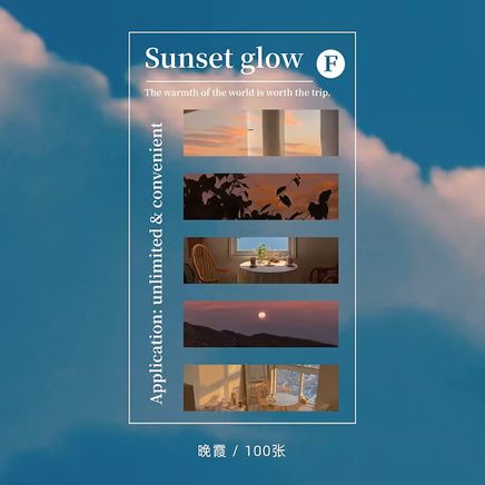 Günbatımı Parıltısı Yapışkan Not Seti • Index Sticker • Post-it • Sticky Note