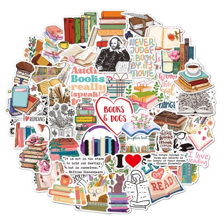 Kitap Aşkı Sticker Seti