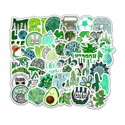 Yeşil Vibes Sticker Seti