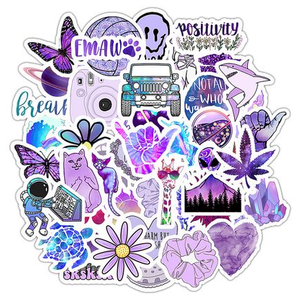 Mor Vibes Sticker Seti