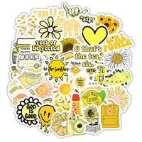Sarı Vibes Sticker Seti