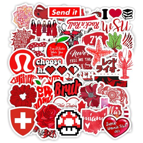 Kırmızı Tutku Sticker Seti