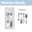 Gölge Notlar Memo-check Yapışkan Not Seti