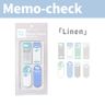 Yeşil Temalı Memo-check Yapışkan Not Seti