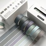 Bluestone Temalı 7 Renkli Washi Bant • Sticky Note