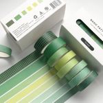 Forest Yeşil Temalı 7 Renkli Washi Bant • Sticky Note