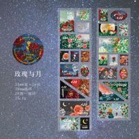 Küçük Prens ve Gül Bahçesi Temalı Rulo Sticker Seti