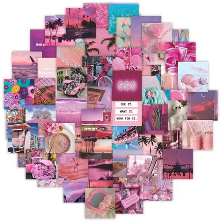 Pembe Düşler Sticker Seti