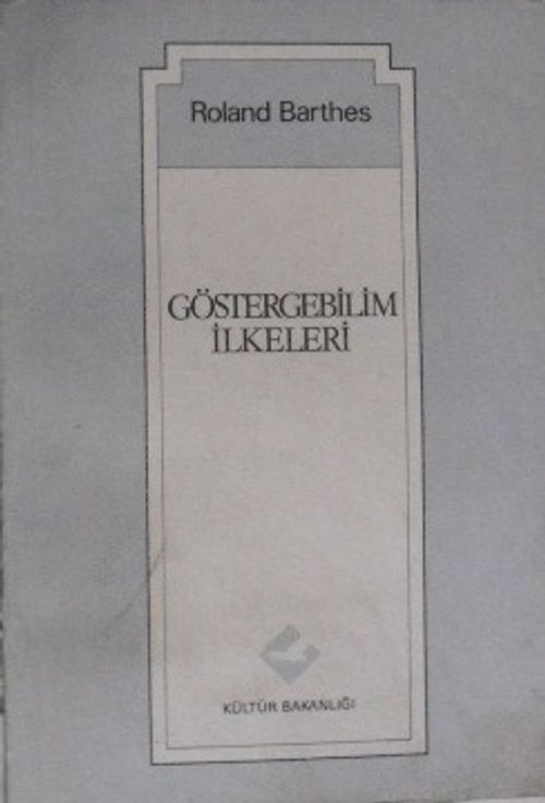 Göstergebilim İlkeleri  / 13-C-18