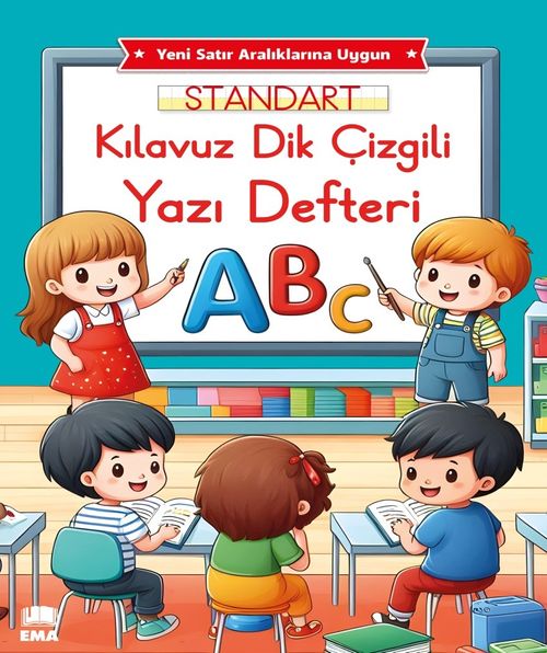 Kılavuz Dik Çizgili Yazı Defteri