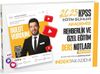 2025 KPSS Eğitim Bilimleri Rehberlik ve &Ouml;zel Eğitim Video Ders Notları