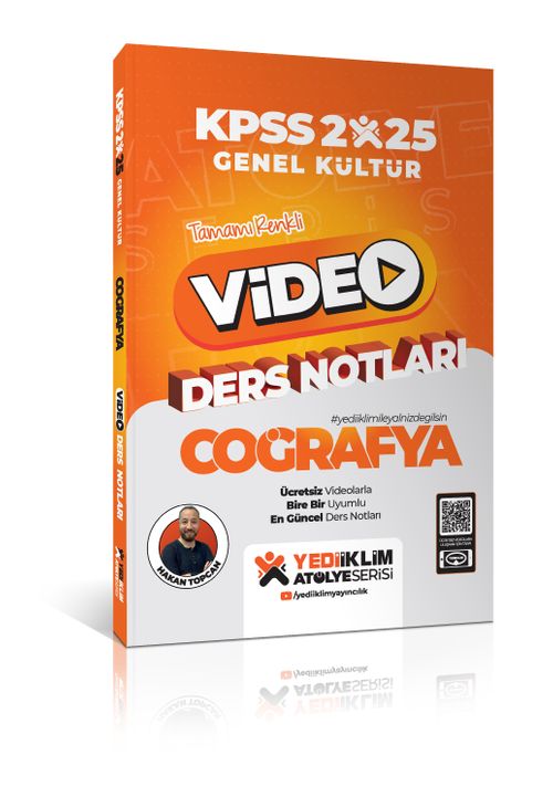 2025 KPSS Atölye Genel Kültür Coğrafya Video Ders Notları