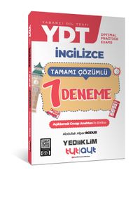 YDT Optimal Practice Exams Tamamı Çözümlü 7 Deneme