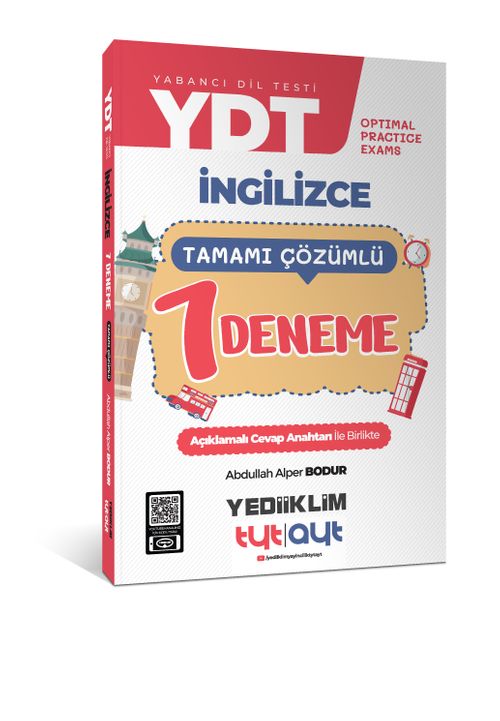 YDT Optimal Practice Exams Tamamı Çözümlü 7 Deneme