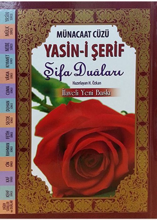 Münacaat Cüzü Yasin-i Şerif Şifa Duaları Büyük Boy-Ciltli)