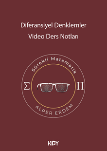 Diferansiyel Denklemler Video Ders Notları 