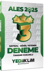 2025 ALES Sayısal Sözel Yetenek Tamamı Çözümlü 3 Yıldız Deneme