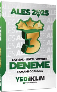2025 ALES Sayısal Sözel Yetenek Tamamı Çözümlü 3 Yıldız Deneme