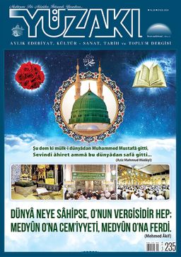 Yüzakı Aylık Edebiyat, Kültür, Sanat, Tarih ve Toplum Dergisi Sayı:234 Eylül 2024