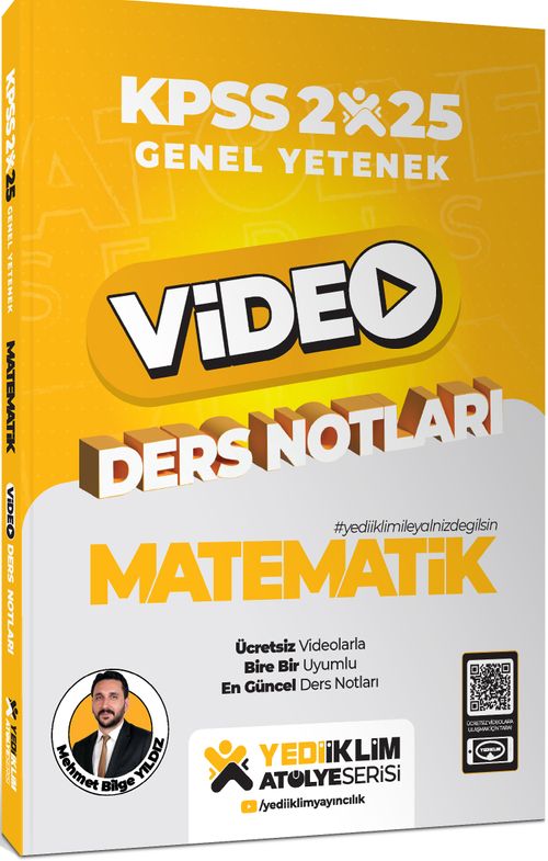 2025 KPSS Atölye Serisi Genel Yetenek Matematik Video Ders Notları