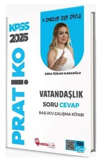 2025 KPSS Vatandaşlık Pratiko Soru Cevap Çalışma Kitabı 