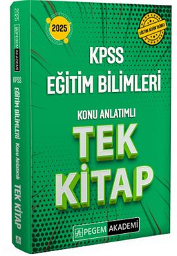 2025 KPSS Eğitim Bilimleri Konu Anlatımlı Tek Kitap