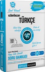 2025 Ezberbozan KPSS Genel Yetenek Genel Kültür Türkçe Soru Bankası