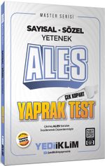 2025 Master Serisi ALES Sayısal-Sözel Yetenek Çek Kopart Yaprak Test