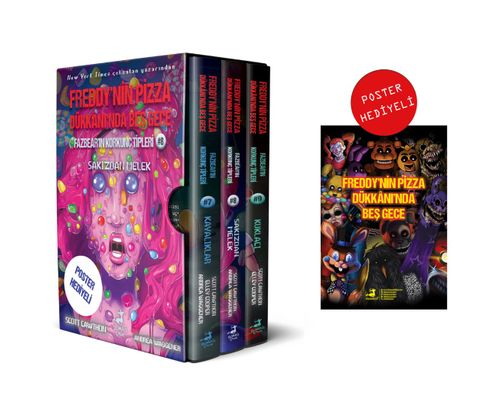 Fazbear'in Korkunç Tipleri Poster Hediyeli Kutulu Set (7-8-9)