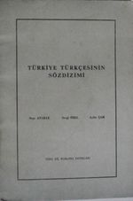 Türkiye Türkçesinin Sözdizimi / 41-C-6