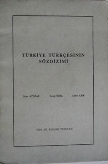 Türkiye Türkçesinin Sözdizimi / 41-C-6