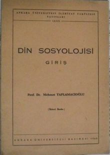Din Sosyolojisi - Giriş / 13-C-20