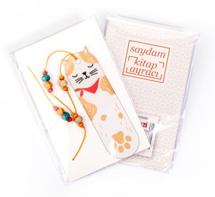 Saydam Kitap Ayracı - Kediler Uykucu