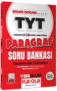 2025 TYT Savaş Doğan Serisi Tamamı Video Konu Anlatımlı ve QR Çözümlü Paragraf Soru Bankası 