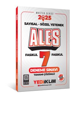 2025 ALES Sayısal Sözel Yetenek Tamamı Çözümlü 7 Fasikül Deneme Sınavı