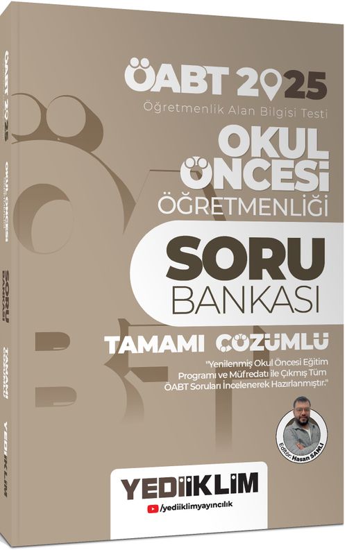 2025 ÖABT Okul Öncesi Öğretmenliği Tamamı Çözümlü Soru Bankası