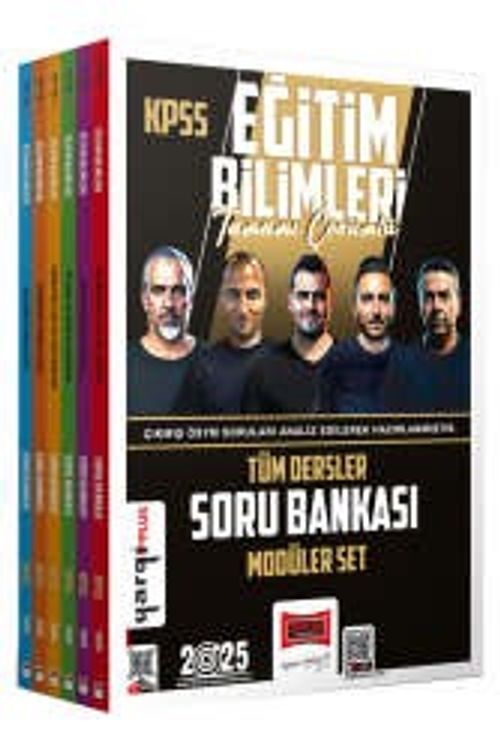 2025 KPSS Eğitim Bilimleri Tamamı Çözümlü Modüler Soru Bankası Seti 