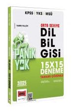 2025 KPSS YKS MSÜ Tamamı Çözümlü Panik Yok Orta Seviye Dil Bilgisi 15x15 Deneme 