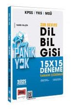 2025 KPSS YKS MSÜ Tamamı Çözümlü Panik Yok Zor Seviye Dil Bilgisi 15x15 Deneme 