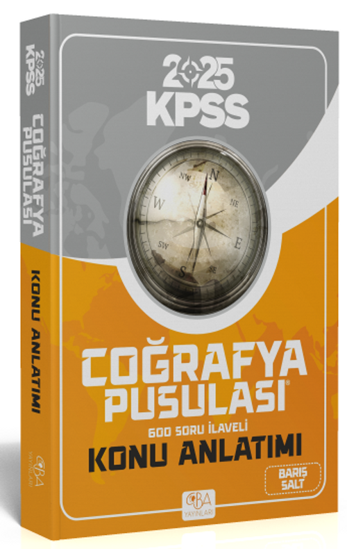 2025 KPSS Coğrafya Pusulası Konu Anlatımı 600 Soru İlaveli 
