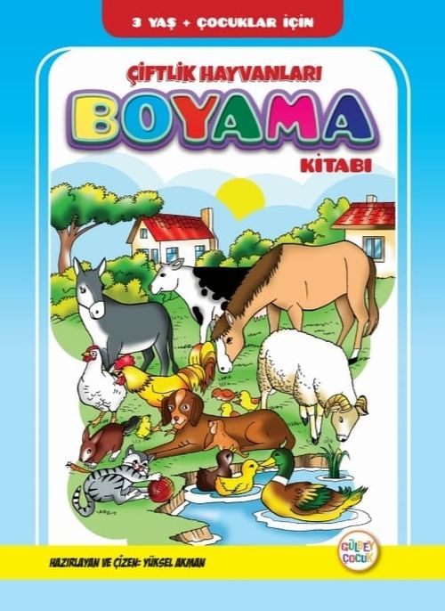 Çiftlik Hayvanları Boyama Kitabı