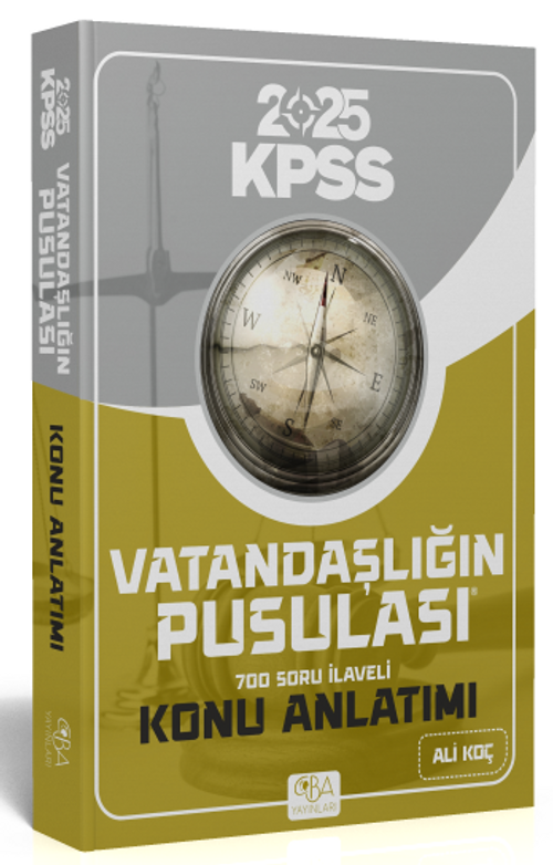 2025 KPSS Vatandaşlığın Pusulası Konu Anlatımı 700 Soru İlaveli