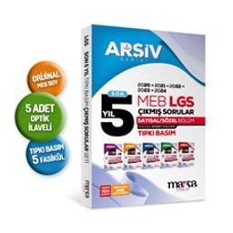 Son 5 Yıl LGS 8. Sınıf Arşiv Serisi Tıpkı Basım Fasikül Fasikül Çıkmış Sorular Tamamı Video Çözümlü