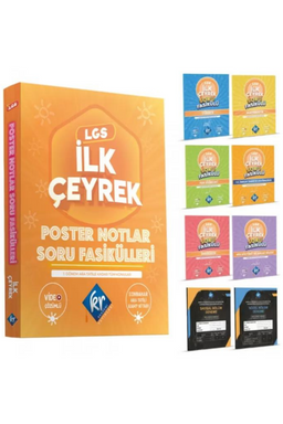 LGS Poster Notlar Soru Fasikülleri İlk Çeyrek