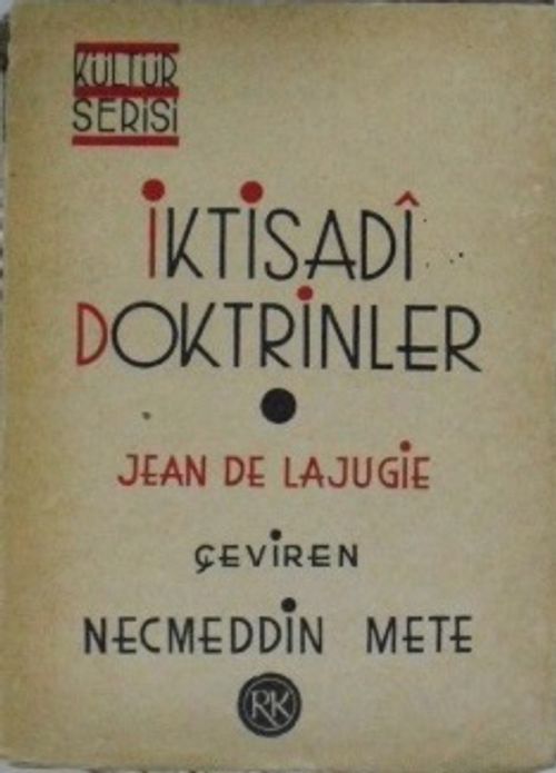 İktisadî Doktrinler /13-D-10