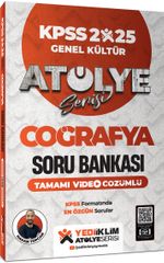 2025 KPSS Genel Kültür Atölye Serisi Coğrafya Tamamı Video Çözümlü Soru Bankası