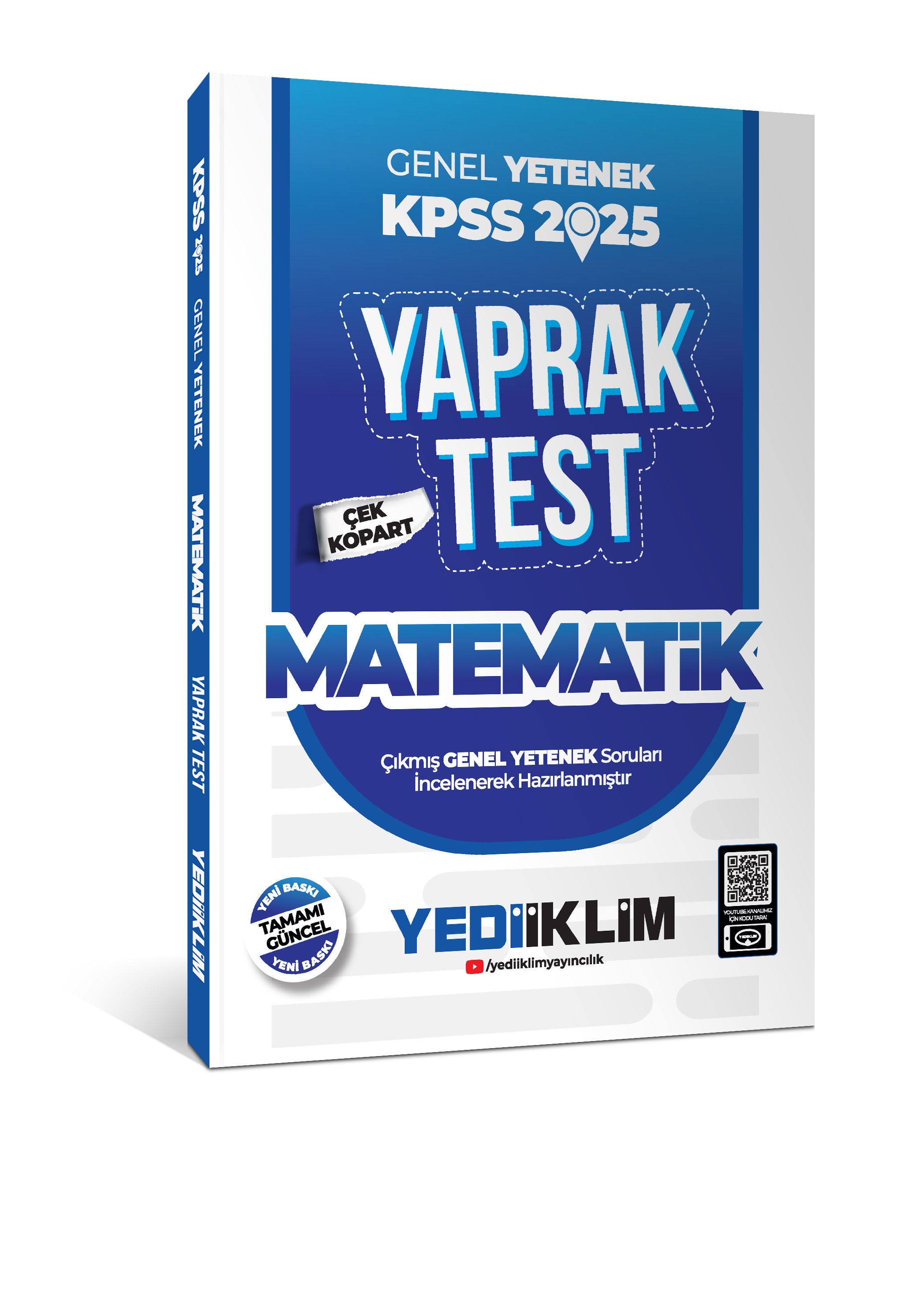 2025 KPSS Genel Yetenek Matematik Çek Kopart Yaprak Test (Kolektif