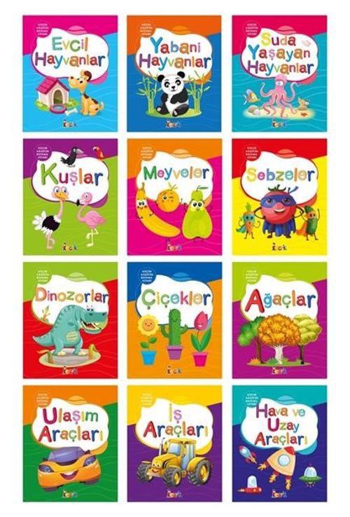 Küçük Kaşifin Boyama Kitabı (12 Kitap)