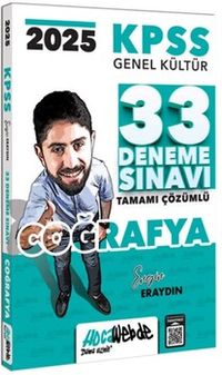 2025 KPSS Genel Kültür Coğrafya Tamamı Çözümlü 33 Deneme Sınavı